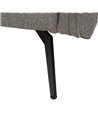 SOFÁ-CAMA GRIS TEJIDO-METAL SALÓN 214 X 106 X 84 CM