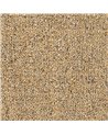 COJÍN OCRE POLIESTER DECORACIÓN 55 X 55 CM