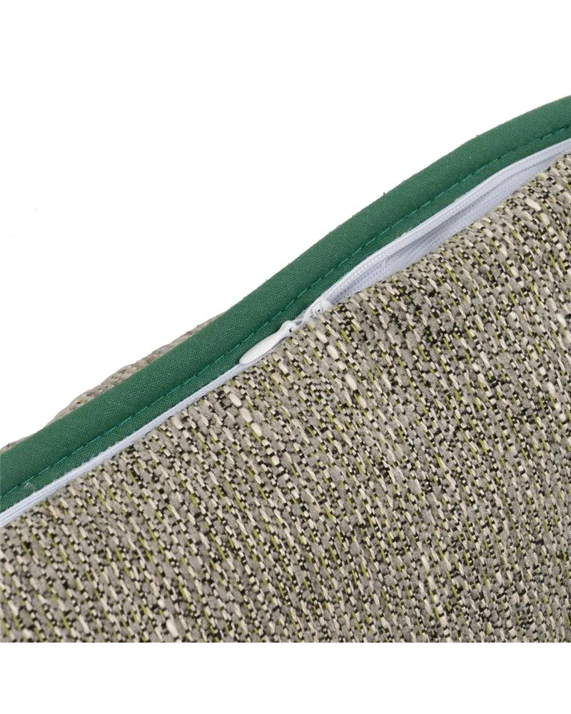 COJÍN VERDE POLIESTER DECORACIÓN 50 X 30 CM