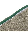 COJÍN VERDE POLIESTER DECORACIÓN 50 X 30 CM