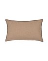 COJÍN BEIGE POLIESTER-ALGODÓN DECORACIÓN 50 X 30 CM