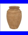 TINAJA BEIGE CERÁMICA DECORACIÓN 39 X 39 X 56 CM