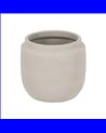 MACETERO BLANCO CERÁMICA DECORACIÓN 30 X 30 X 28 CM