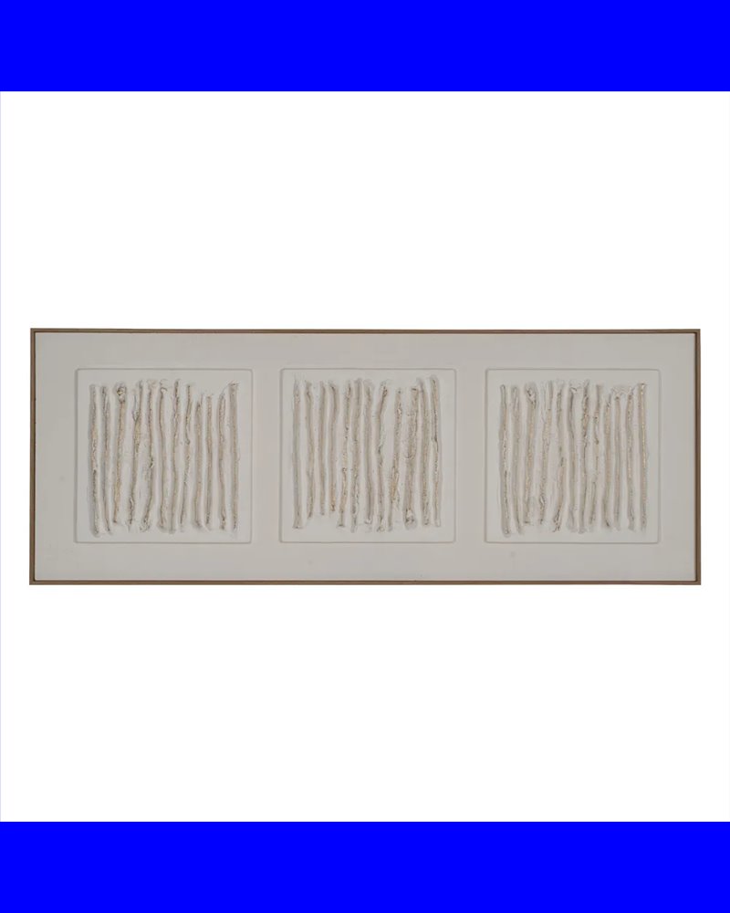 PINTURA RELIEVE MADERA DECORACIÓN 160 X 3 X 60 CM