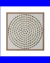 PINTURA RELIEVE MADERA DECORACIÓN 93 X 3 X 93 CM