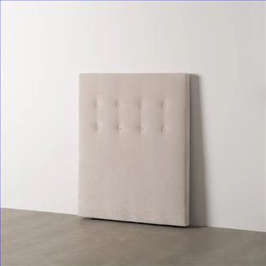 CABECERO CREMA TEJIDO DORMITORIO 100 X 8 X 125 CM