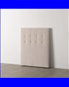CABECERO CREMA TEJIDO DORMITORIO 100 X 8 X 125 CM