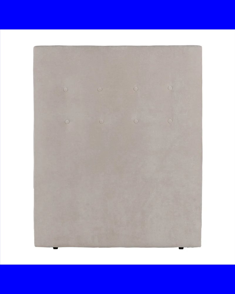 CABECERO CREMA TEJIDO DORMITORIO 100 X 8 X 125 CM