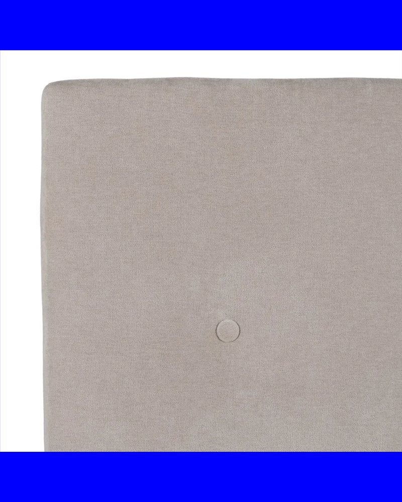 CABECERO CREMA TEJIDO DORMITORIO 100 X 8 X 125 CM