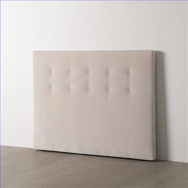 CABECERO CREMA TEJIDO DORMITORIO 165 X 8 X 125 CM