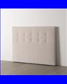 CABECERO CREMA TEJIDO DORMITORIO 165 X 8 X 125 CM