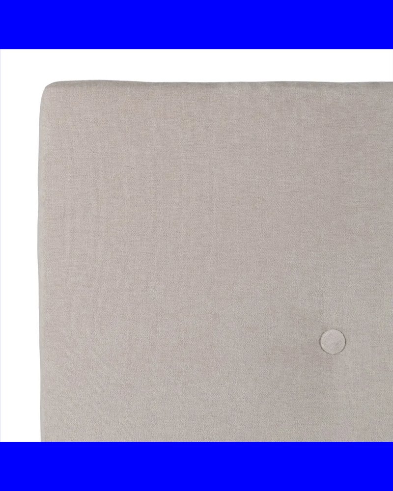 CABECERO CREMA TEJIDO DORMITORIO 165 X 8 X 125 CM