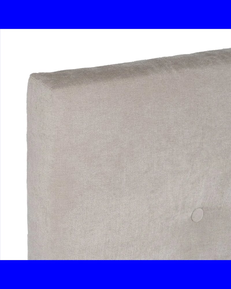 CABECERO CREMA TEJIDO DORMITORIO 165 X 8 X 125 CM