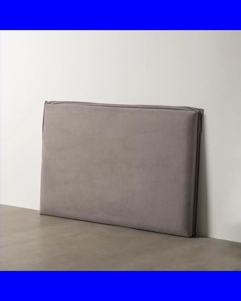CABECERO TAUPE TEJIDO DORMITORIO 160 X 8 X 100 CM
