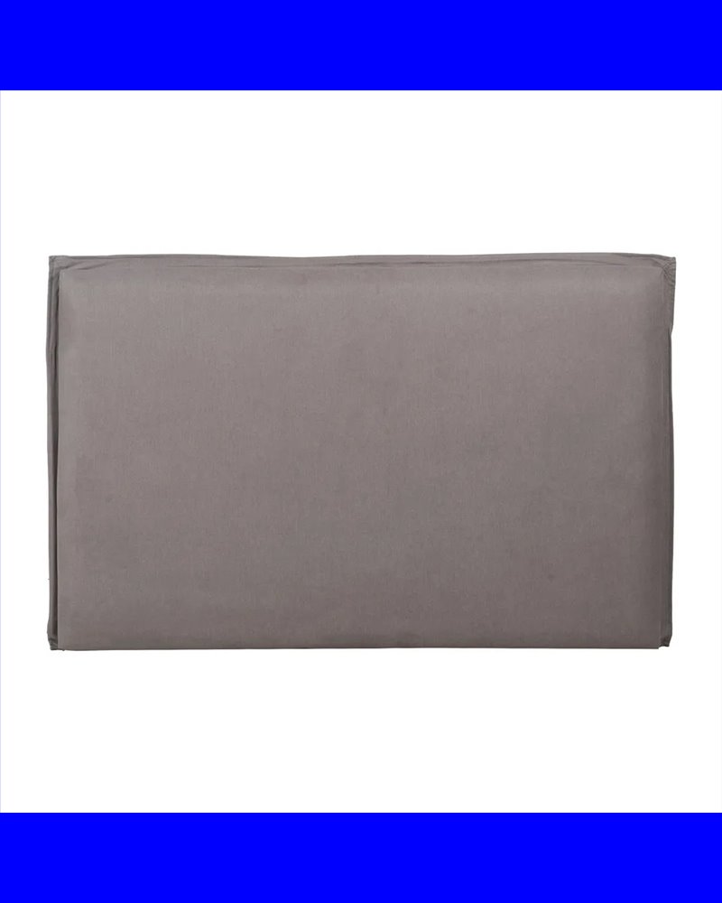 CABECERO TAUPE TEJIDO DORMITORIO 160 X 8 X 100 CM