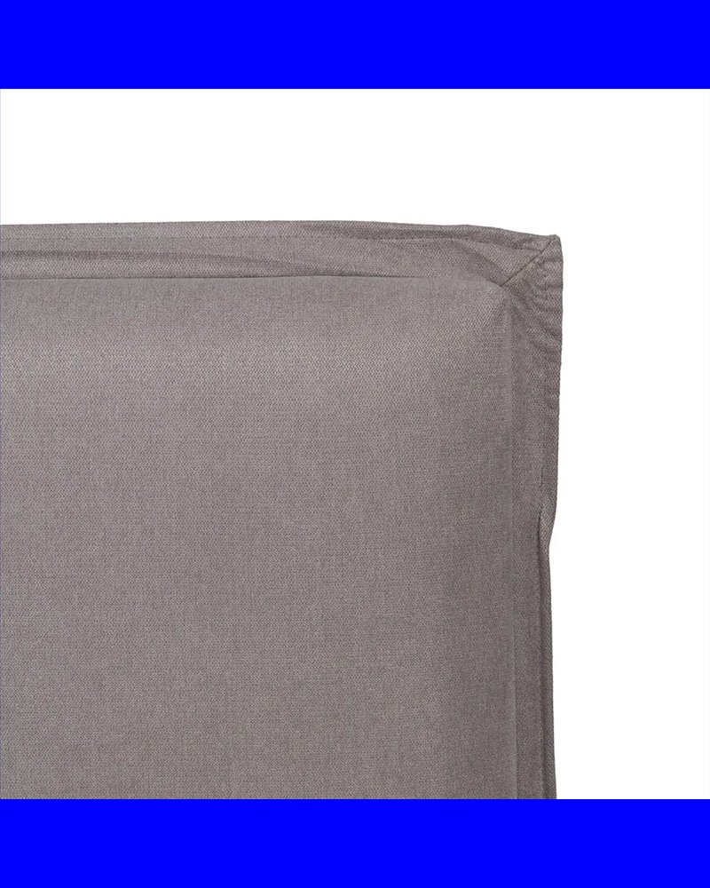 CABECERO TAUPE TEJIDO DORMITORIO 160 X 8 X 100 CM