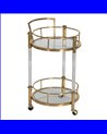 CAMARERA DORADO METAL SALÓN 50 X 50 X 82 CM