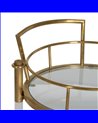 CAMARERA DORADO METAL SALÓN 50 X 50 X 82 CM