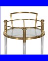 CAMARERA DORADO METAL SALÓN 50 X 50 X 82 CM