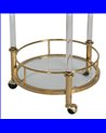 CAMARERA DORADO METAL SALÓN 50 X 50 X 82 CM