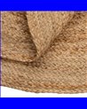 ALFOMBRA NATURAL YUTE DECORACIÓN 100 X 100 CM