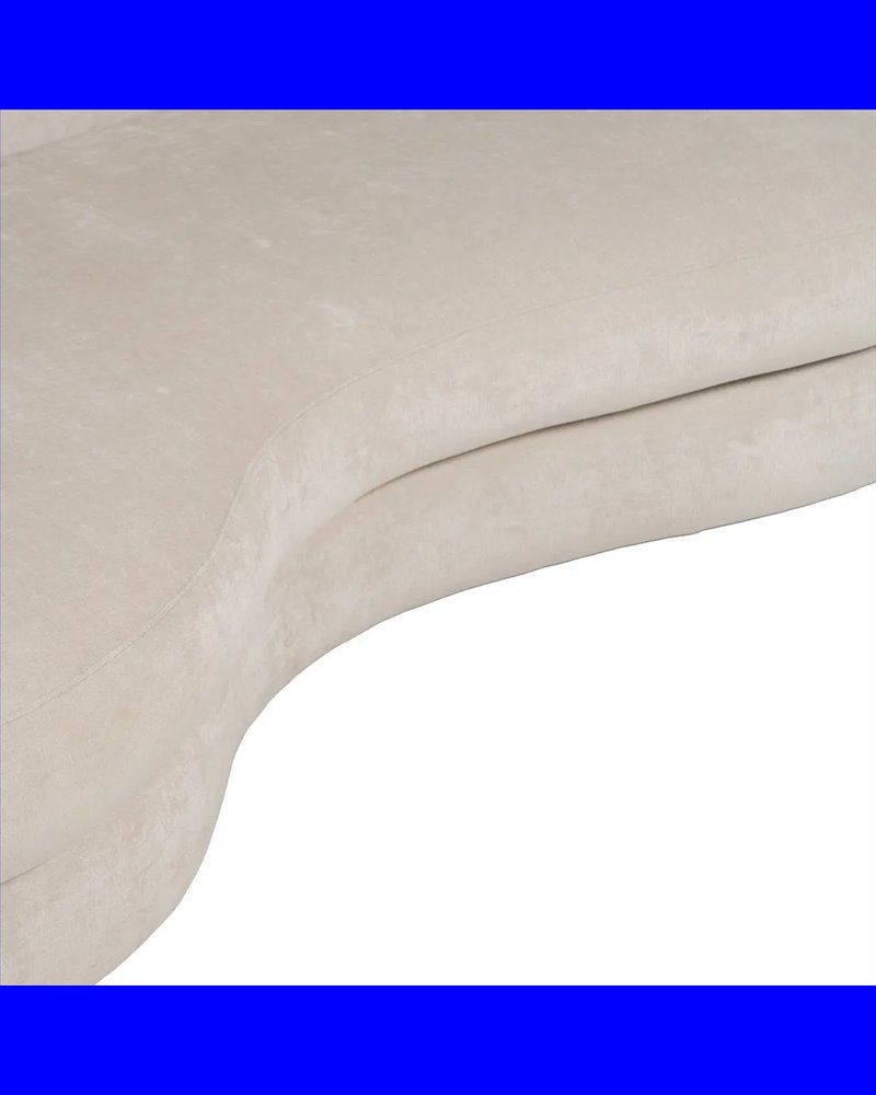 SOFÁ CREMA TEJIDO SALÓN 235 X 103 X 80 CM