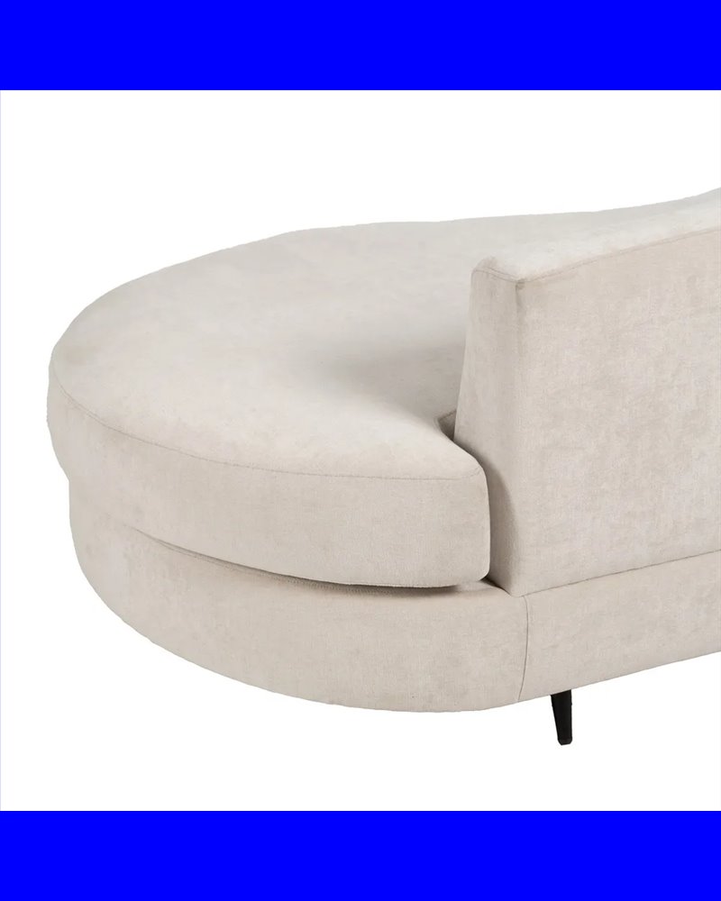 SOFÁ CREMA TEJIDO SALÓN 235 X 103 X 80 CM