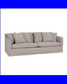 SOFÁ TAUPE TEJIDO SALÓN 237 X 91 X 78 CM