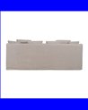 SOFÁ TAUPE TEJIDO SALÓN 237 X 91 X 78 CM