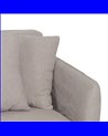 SOFÁ TAUPE TEJIDO SALÓN 237 X 91 X 78 CM