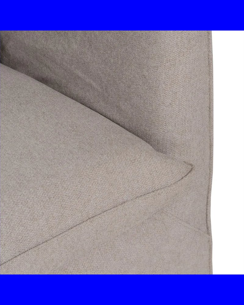 SOFÁ TAUPE TEJIDO SALÓN 237 X 91 X 78 CM
