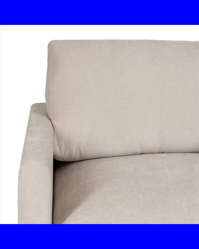 SOFÁ CREMA TEJIDO SALÓN 200 X 100 X 90 CM