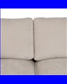 SOFÁ CREMA TEJIDO SALÓN 200 X 100 X 90 CM