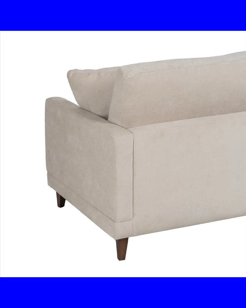SOFÁ CREMA TEJIDO SALÓN 200 X 100 X 90 CM