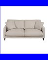 SOFÁ CREMA TEJIDO SALÓN 200 X 100 X 90 CM