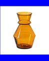 JARRÓN NARANJA VIDRIO RECICLADO WE CARE 16 X 16 X 25 CM