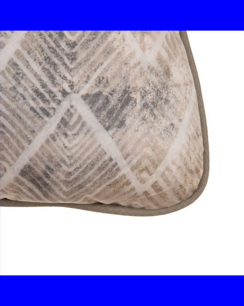 COJÍN GEOMÉTRICO POLIESTER TEXTIL/HOGAR 50 X 30 CM