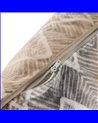 COJÍN GEOMÉTRICO POLIESTER TEXTIL/HOGAR 50 X 30 CM