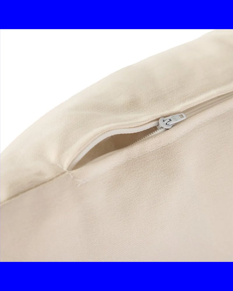 COJÍN BEIGE ALGODÓN TEXTIL/HOGAR 50 X 30 CM