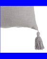 COJÍN GRIS 100% ALGODÓN DECORACIÓN 60 X 60 CM
