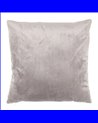 COJÍN GRIS TERCIOPELO TEXTIL/HOGAR 45 X 45 CM