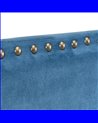 CABECERO AZUL TEJIDO DORMITORIO 160 X 6 X 60 CM