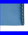 CABECERO AZUL TEJIDO DORMITORIO 160 X 6 X 60 CM