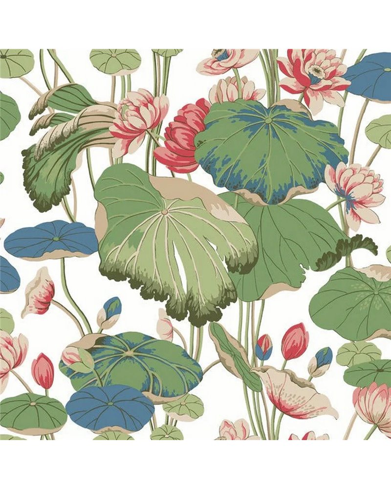 Lotus Pond Cotton Peacock GO8293 Lotus Pond Cotton Peacock GO8293