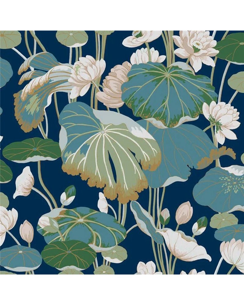 Lotus Pond Indigo Gold GO8295