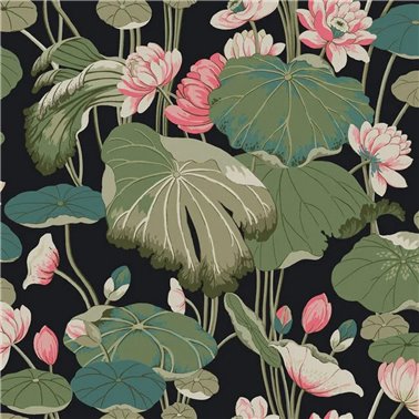 Lotus Pond Midnight Flamingo GO8292