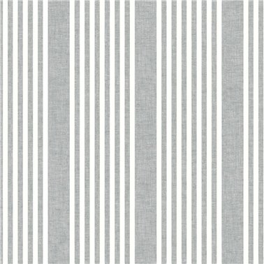 French Linen Stripe  Charcoal SR1586MH