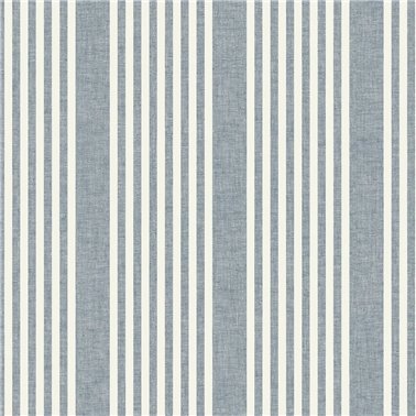 French Linen Stripe Navy MF4768