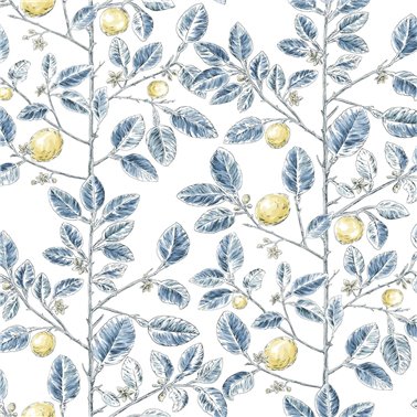 Limoncello Toile Blue RT7913