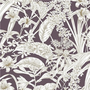 Orchid Conservatory Toile Mulberry RT7881